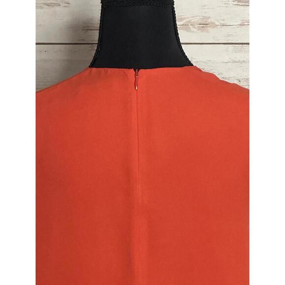 Babaton Aritzia red orange Hopkins tie-front sleeveless blouse Size XS - Picture 6 of 7
